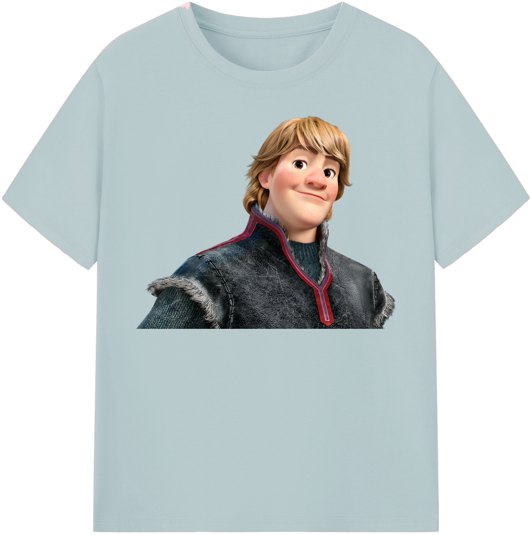 （画像用） アナと雪の女王 アンナ エルサ Frozen Anna Elsa 綿100％半袖Tシャツ（フロントプリント）